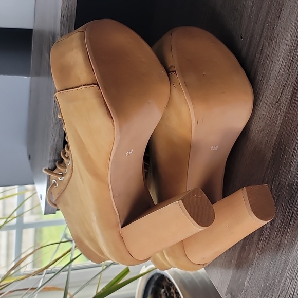 Jeffery Cambell Lita Chunky Heel Platform Lace Up Ankle Boots - Picture 5 of 9